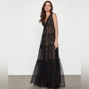 Bcbg evening dress size 2 black color